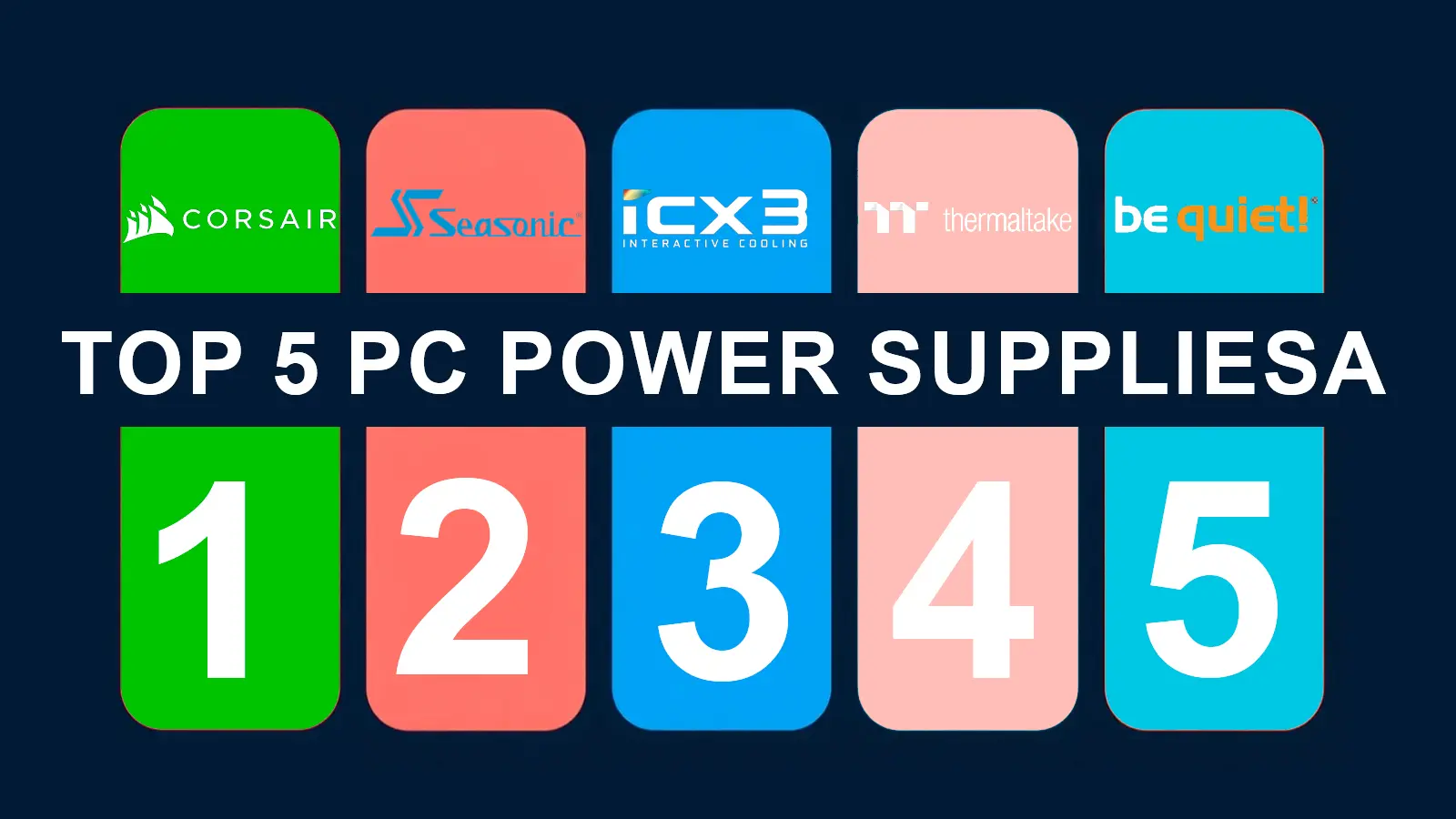 PC power supply，top5
