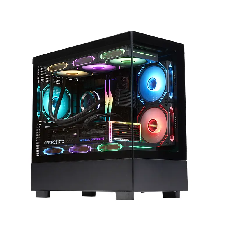 K-215Pro PC Case: Stylish Design & Optimal Cool...